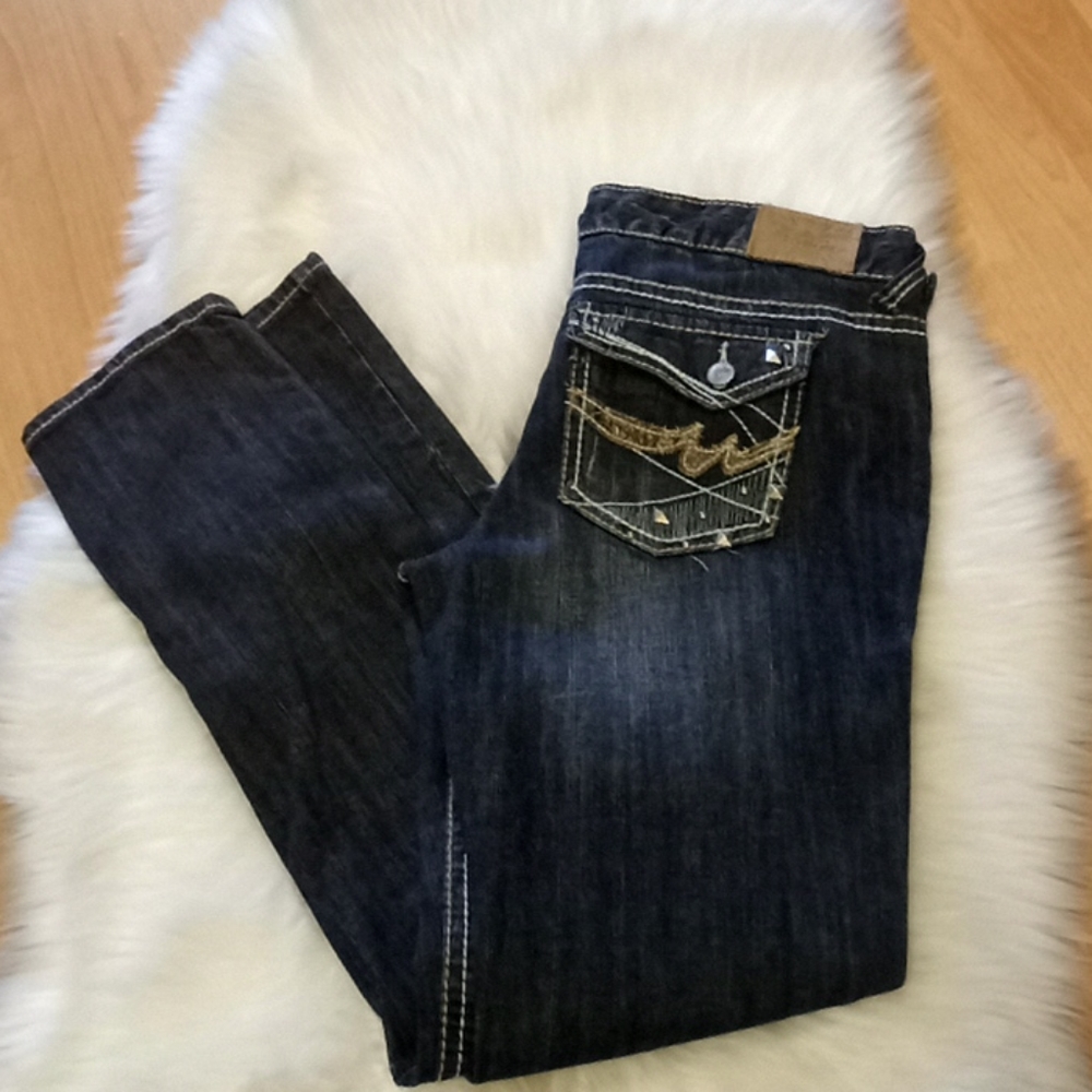 Premiere Distressed Dark Denim